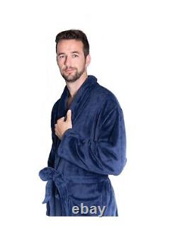 Great Gift For Anyone! Mens Plush Bathrobe Many Options 2 Sizes