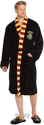 Groovy Hogwarts Fleece Bathrobe Multi Colour Polyester One Size