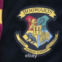 Groovy Hogwarts Fleece Bathrobe Multi Colour Polyester One Size