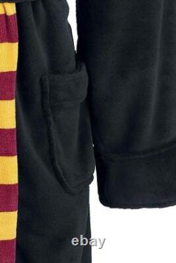 Groovy Hogwarts Fleece Bathrobe Multi Colour Polyester One Size