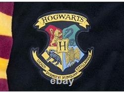 Groovy Hogwarts Fleece Bathrobe Multi Colour Polyester One Size