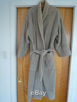 HERMES men's robe, bathrobe, color etoupe, size L