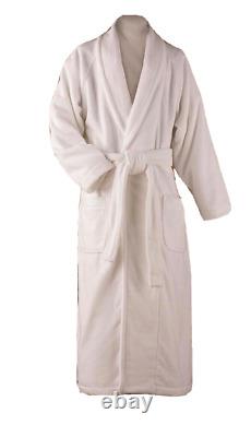 Hammacher Schlemmer Turkish Cotton Luxury Bathrobe Size L GREAT XMAS GIFT