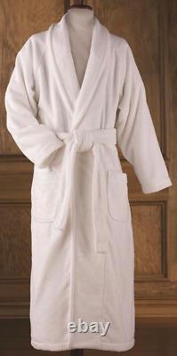 Hammacher Schlemmer Turkish Cotton Luxury Bathrobe Size M GREAT XMAS GIFT
