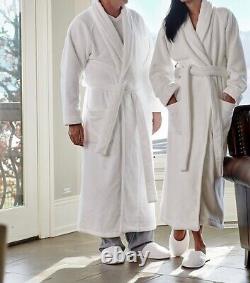 Hammacher Schlemmer Turkish Cotton Luxury Bathrobe Size M GREAT XMAS GIFT