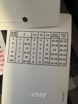 Hanro Of Switzerland Loran Big Karo Plaid Bath Robe New With Tags-size Small