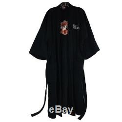 Harley Davidson Black Bathrobe Logo Motorcycle Robe