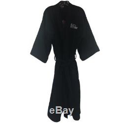 Harley Davidson Black Bathrobe Logo Motorcycle Robe