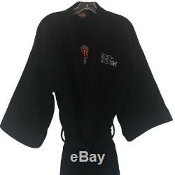 Harley Davidson Black Bathrobe Logo Motorcycle Robe