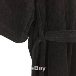 Harley Davidson Black Bathrobe Logo Motorcycle Robe