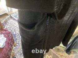 Hemptique 100% Romanian Hemp Black Bathrobe