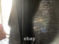 Hemptique 100% Romanian Hemp Black Bathrobe