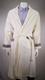 Hermes Paris White Shawl Collar Terry Cotton Modal Bathrobe Robe Men's Medium