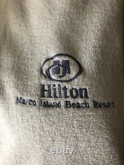Hilton Hotels Made in Turkey 100% Cotton Bathrobe Vintage