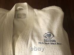 Hilton Hotels Made in Turkey 100% Cotton Bathrobe Vintage