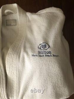 Hilton Hotels Made in Turkey 100% Cotton Bathrobe Vintage