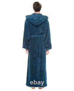 Hooded Bathrobe Mens Luxury Thick Turkish Cotton Terry Spa Robe With Hood