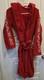 Hooded sponge bathrobe man EMPORIO ARMANI Red Swimwear Men's L Large