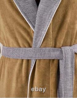 Hugo Boss Home Lord Men's Cotton Velour Shawl Bathrobe
