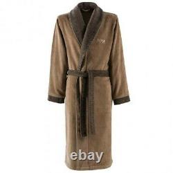 Hugo Boss Lord Havane Mens Bath Robe Medium Brown New With Tags