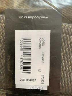 Hugo Boss Lord Havane Mens Bath Robe Medium Brown New With Tags