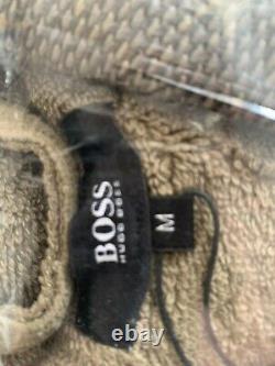 Hugo Boss Lord Havane Mens Bath Robe Medium Brown New With Tags