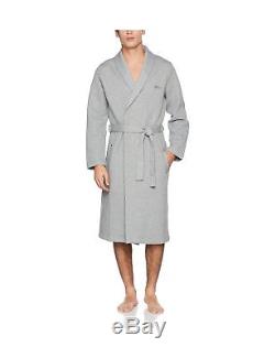 Hugo Boss Men's Contemporary Robe Bathrobe Grey (Medium Grey 33) X-Large