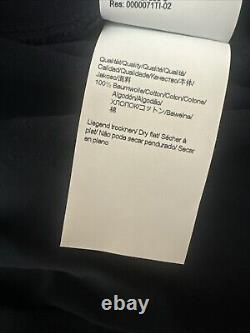 Hugo Boss Men's Kimono-BM Robe Navy Blue Cotton Logo Dressing Gown