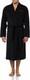 Hugo Boss Men's Terry Bath Robe with Embroidered Logo, Black