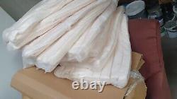 JOB LOT 140 Pale Yellow Cotton Bath Robe Belts (L) 175cm X (W) 4cm X (H) 0.8cm