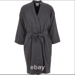 KENZO Men's Grey Iconic Bathrobe Towel Robe 100% Authentic £350