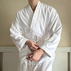 Kenzo / KZSIGNE designer white peignoir / bath robe size medium new with tags