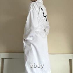Kenzo / KZSIGNE designer white peignoir / bath robe size medium new with tags