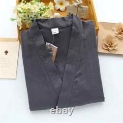 Kimono Pants 2pcs Set Men's Nightwear Bathrobe Cotton Home Suit Robe Sleepwear