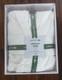 LACOSTE FAIRPLAY 100% COTTON WHITE BATHROBE with HOOD SIZE L/XL