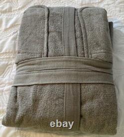 Lacoste-Bath Robe-Gray-One Size-Brand New-100% Cottom