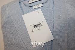 Lacoste Men's Sky Blue Cotton Classic Terry Bathrobe NEW One Size