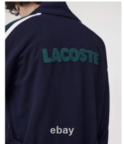 Lacoste Men's Sport-Inspired Textured Badges Cotton Pique Bathrobe Size XLARGE