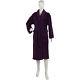 Ladies Women's Solid Coral Fleece Bath Robes Night Wear House Coat