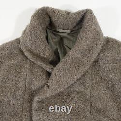 Lemaire Seal Brown 48 Regular Alpaca Wool Bathrobe Coat Jacket Mens New
