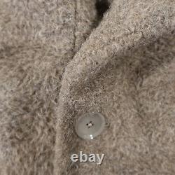 Lemaire Seal Brown 48 Regular Alpaca Wool Bathrobe Coat Jacket Mens New