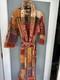 Lloyd England Sz S Bathrobe Vintage Thick Cotton Shawl Robe