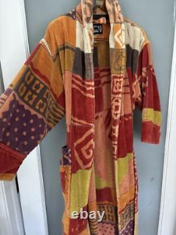 Lloyd England Sz S Bathrobe Vintage Thick Cotton Shawl Robe