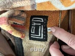 Lloyd England Sz S Bathrobe Vintage Thick Cotton Shawl Robe