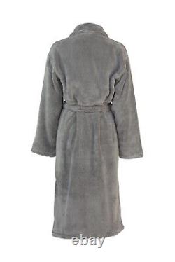 Luin Living Bathrobe Unisex Granite Size L RRP £169