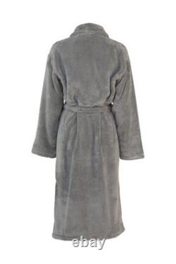 Luin Living Bathrobe Unisex Pearly Grey L New £100