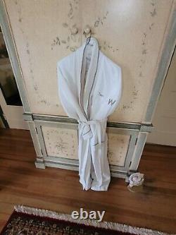 Luxurious W Hotel brand Bathrobe White One Size Fits Most Personalized for Tom