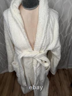 Luxury FRETTE 100% Cotton Turkish Terry Shawl Collar Unisex Bathrobe S/M Resort