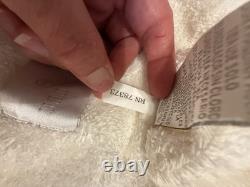 Luxury FRETTE 100% Cotton Turkish Terry Shawl Collar Unisex Bathrobe S/M Resort