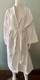 Luxury FRETTE White 100% Cotton Turkish Terry Kimono Style Unisex Bathrobe L